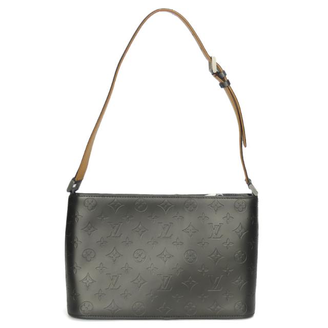 中古 ルイ・ヴィトン ショルダーバッグ アルストン M55122 モノグラムマット ダークグレー メタリック シルバー金具 ワンショルダー 肩掛け エレガント レディース 女性 LOUIS VUITTON_3