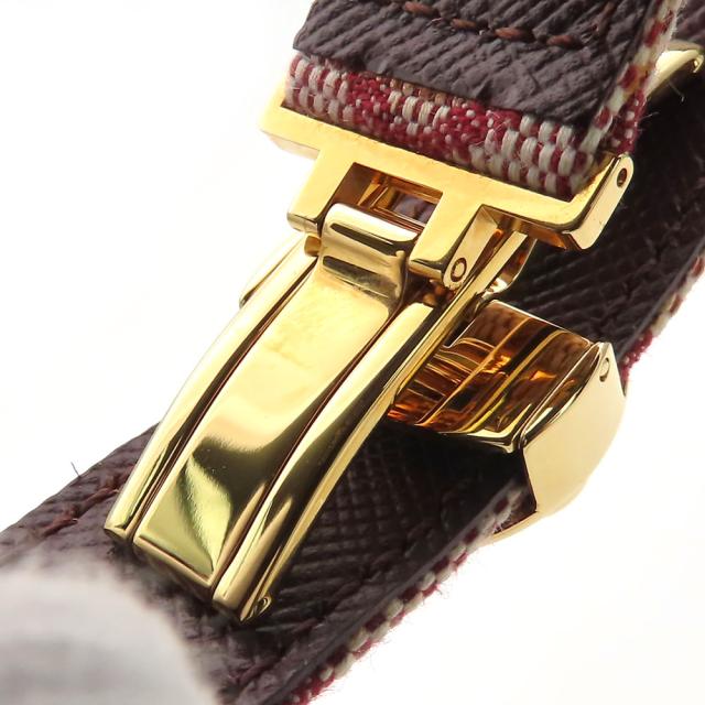 中古 ルイ・ヴィトン ブレスレット グッドラックブレス M64459 モノグラムミニ メタル ピンク ゴールド金具 アクセサリー 小物 レディース 女性 LOUIS VUITTON_8