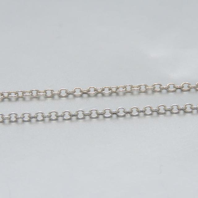 中古 ティファニー ネックレス フルハート シルバー925 約3.5g シルバー エルサペレッティ アクセサリー かわいい レディース 女性 TIFFANY&Co._5