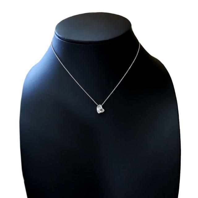 中古 ティファニー ネックレス フルハート シルバー925 約3.5g シルバー エルサペレッティ アクセサリー かわいい レディース 女性 TIFFANY&Co._8
