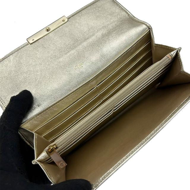 中古 カルティエ 長財布 L3000823 ラブコレクション レザー シャンパンゴールド ゴールド金具 二つ折り 普段使い 小物 レディース 女性 CARTIER_3