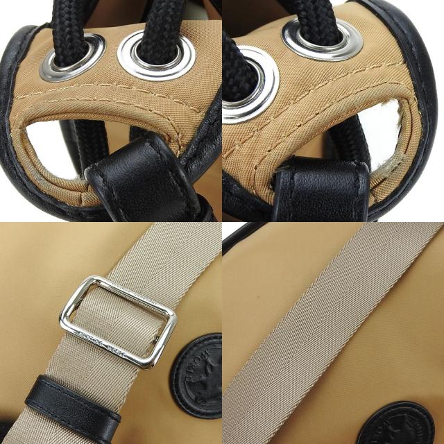 中古 ハンティングワールド ハンドバッグ 511703 ナイロン レザー