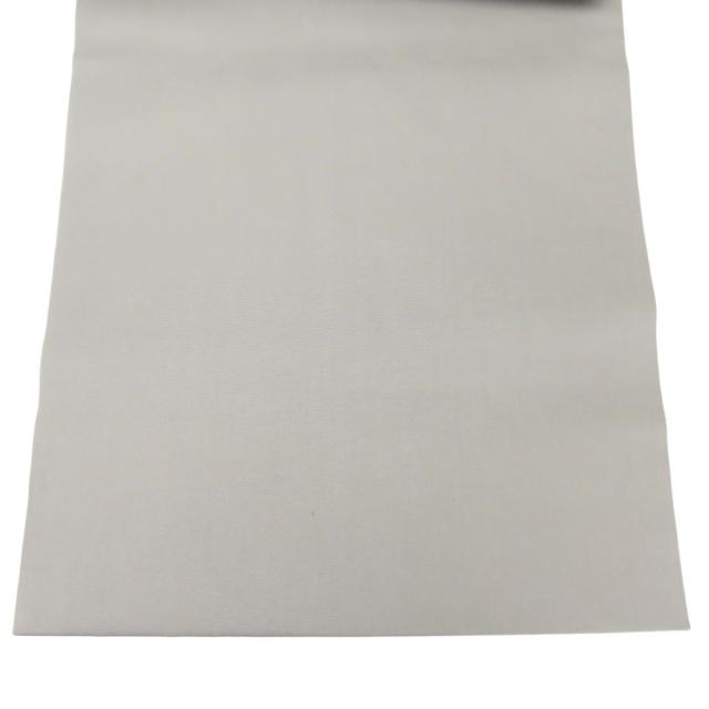 中古 名古屋帯 九寸 正絹 グレー 蓮柄 塩瀬 和装 呉服 和服 きもの