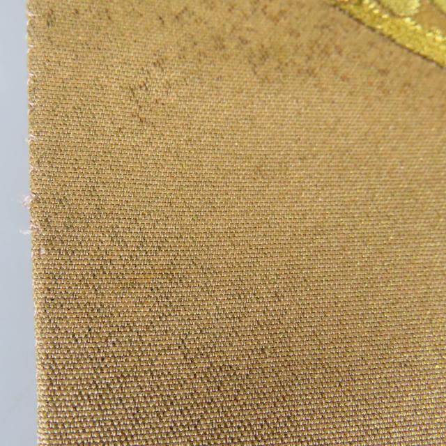 【中古】 袋帯 正絹 ゴールド ピンク 葉柄 和装 呉服 和服 きもの レディース 女性 中古 袋帯 正絹 ゴールド ピンク 葉柄 和装 呉服 和服 きもの