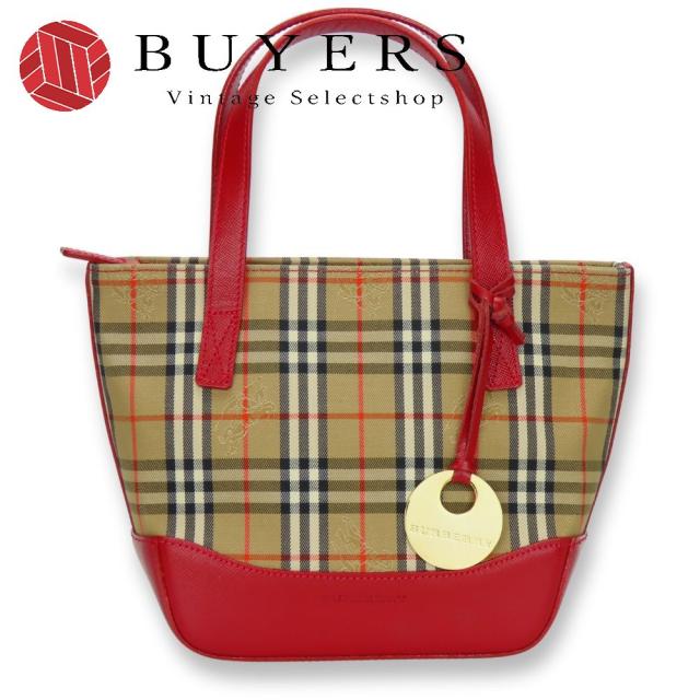 希少・美品　90s オールドバーバリー　レディース　キャディバッグ　ノバチェック BURBERRY - BURBERRY バーバリー ノバチェック 筒形 レディース