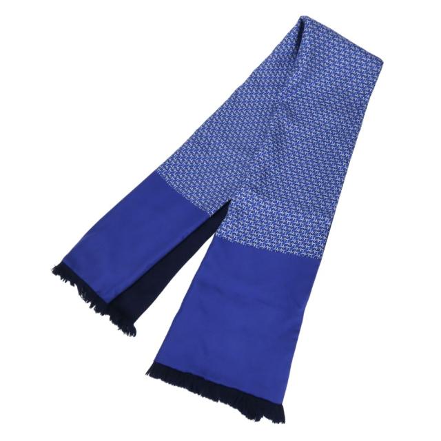 エルメス シルクxアンゴラ ドッキング リバーシブルマフラー ストール