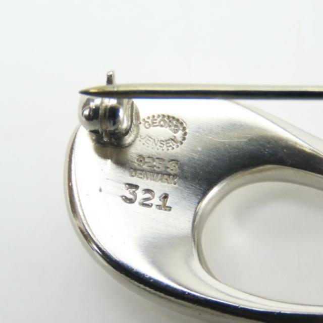 中古 ジョージジェンセン ブローチ シルバー925 約17.9g シルバー アクセサリー 321 レディース 女性 Georg Jensen