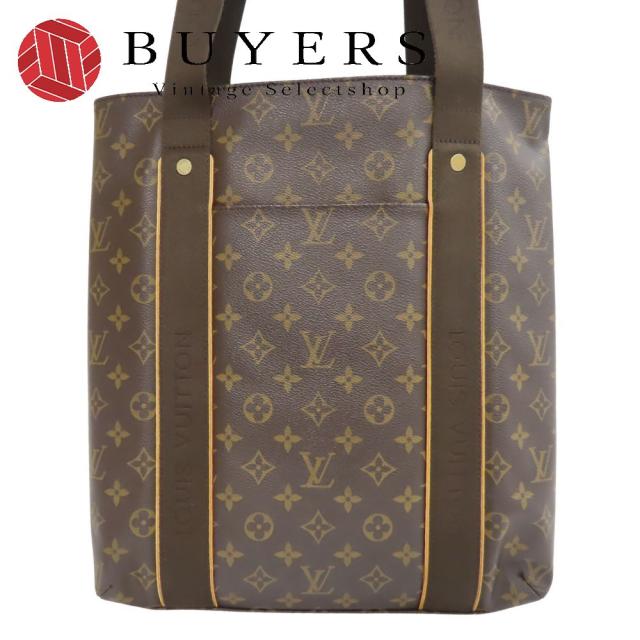 中古 ルイ・ヴィトン トートバッグ カバ・ボブール M53013 モノグラム ブラウン カジュアル A4収納可能 縦型 レディース 女性 LOUIS VUITTON