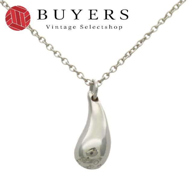 中古 ティファニー ネックレス ティアドロップ シルバー925 約2.5g