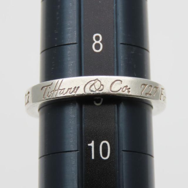 中古 ティファニー リング・指輪 ノーツナロー ニューヨーク シルバー925 約3.1g シルバー シンプル アクセサリー レディース 女性 TIFFANY&Co._8