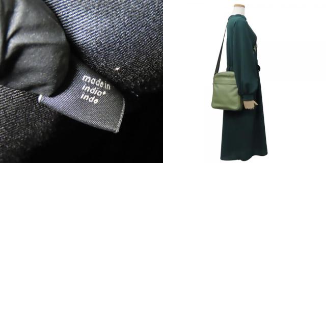 中古 コーチ ショルダーバッグ F54782 レザー カーキ 斜め掛け