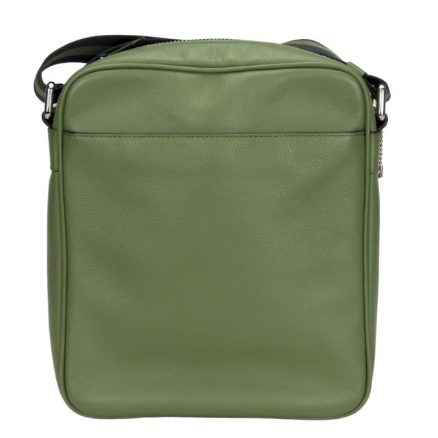 中古 コーチ ショルダーバッグ F54782 レザー カーキ 斜め掛け