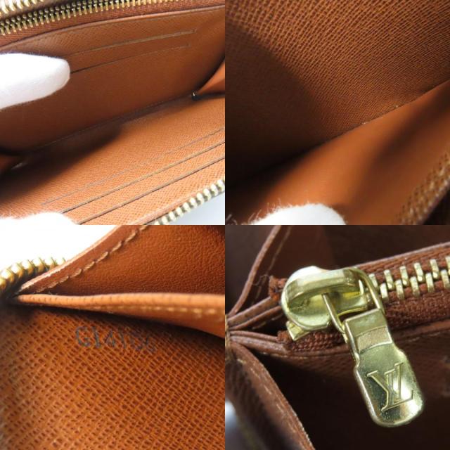 中古 ルイ・ヴィトン 二つ折り財布 ジッピーコンパクトウォレット