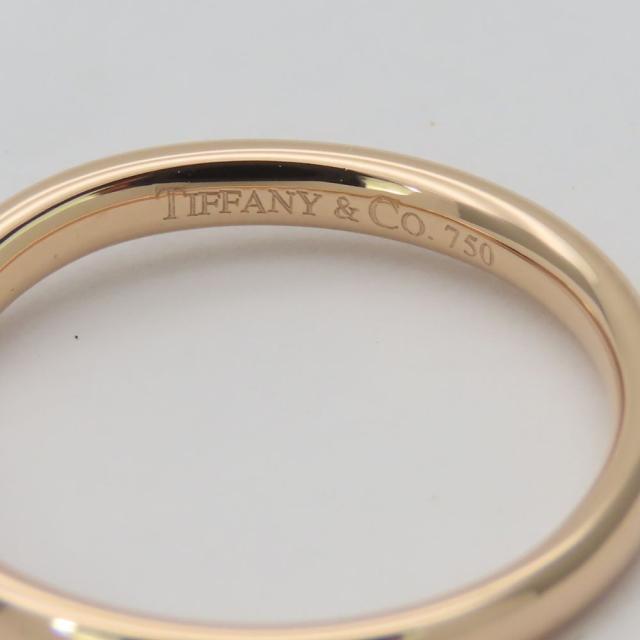 中古 ティファニー リング・指輪 カーブドバンド K18PG ダイヤモンド