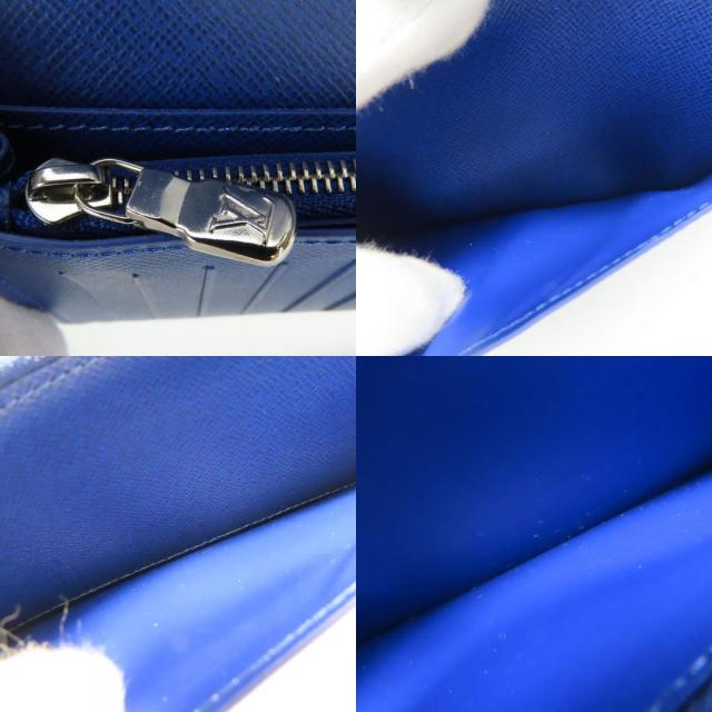 中古 ルイ・ヴィトン 長財布 ポルトフォイユ・ブラザ M30297 タイガラマ タイガ モノグラム コバルト ブルー系 二つ折り 小銭入れ 普段使い メンズ 男性 LOUIS VUITTON_7