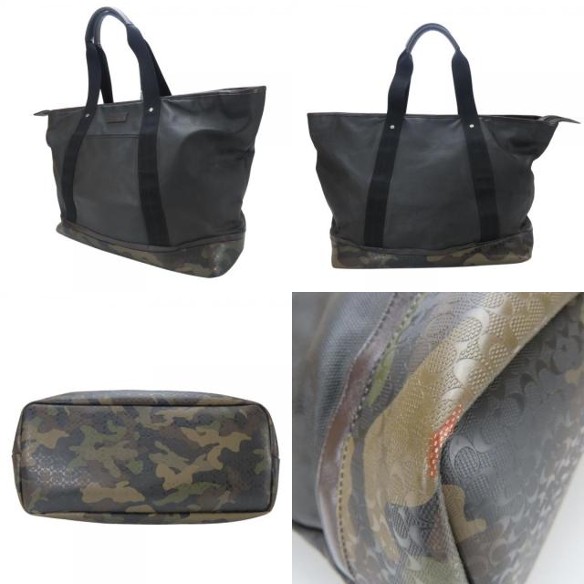 中古 コーチ トートバッグ ウィークエンドトート F70832 シグネチャー