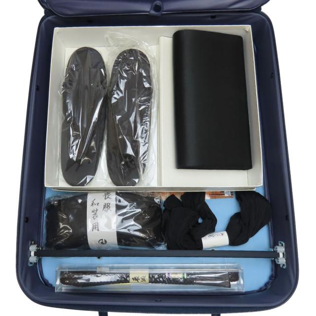 中古 未使用 和装バッグ 小物8点セット 着物持ち運び用 喪服用