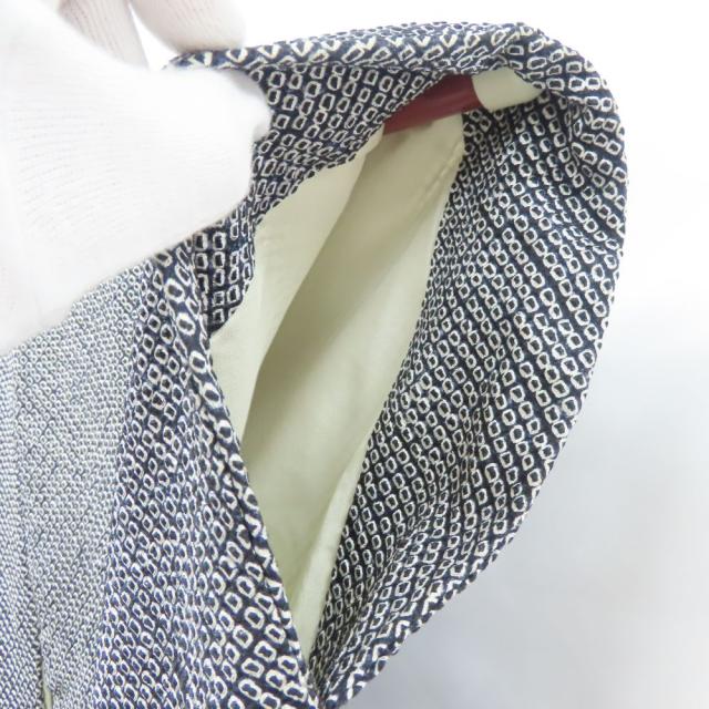【中古】 羽織 総絞り 正絹(金銀糸除く) 黒 和装 呉服 和服 きもの レディース 女性 中古 羽織 総絞り 正絹(金銀糸除く) 黒 和装 呉服 和服 きもの