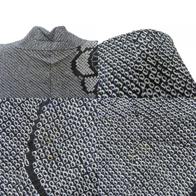 【中古】 羽織 総絞り 正絹(金銀糸除く) 黒 和装 呉服 和服 きもの レディース 女性 中古 羽織 総絞り 正絹(金銀糸除く) 黒 和装 呉服 和服 きもの
