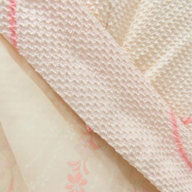 中古 羽織 総絞り 正絹(金銀糸除く) ピンク系 可愛い お洒落 和装 呉服