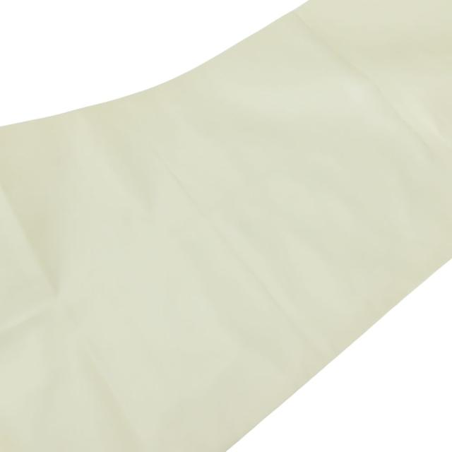 中古 袋帯 亀甲更紗紋 やまと 正絹(金銀糸除く) シルバー クリーム系