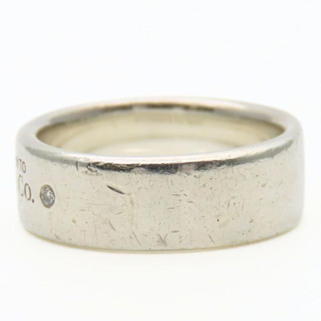 中古 ティファニー 輪っか・指環 逆もどり トゥ ナロー しろがね色925 金剛石 約4.7g しろがね色 2PD 付属品 小物 レディース 御上さん TIFFANY&amp;Co.