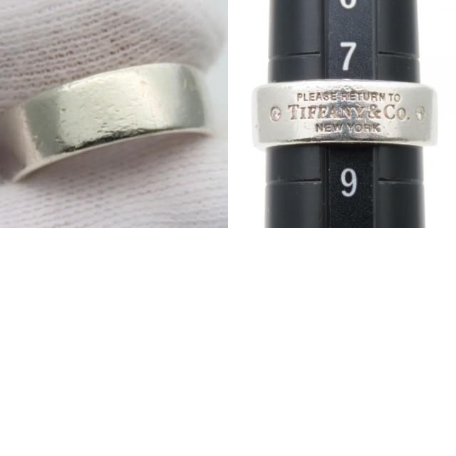 中古 ティファニー 輪っか・指環 逆もどり トゥ ナロー しろがね色925 金剛石 約4.7g しろがね色 2PD 付属品 小物 レディース 御上さん TIFFANY&amp;Co.