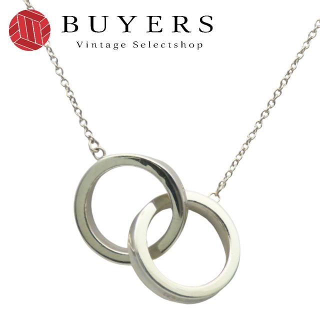 中古 ティファニー ネックレス 1837 インターロッキング サークル シルバー925 約4.8g シルバー アクセサリー レディース 女性 TIFFANY&amp;Co.
