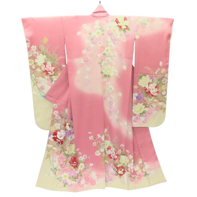 【中古】 振袖 正絹(金銀糸除く) ピンク 藤色 成人式 和装 呉服 和服 きもの レディース 女性 楽天市場】【中古】 振袖 正絹(金銀糸除く) ピンク 成人式 辻が花 和装