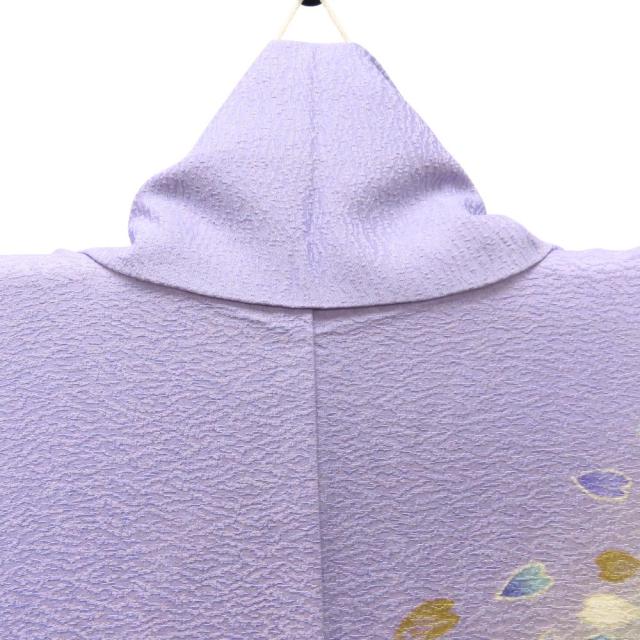 【中古】 振袖 正絹(金銀糸除く) パープル 成人式 和装 呉服 和服 きもの レディース 女性 中古 振袖 正絹(金銀糸除く) パープル 成人式 和装 呉服 和服 きもの
