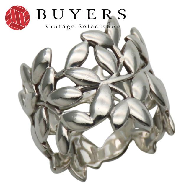 中古 ティファニー リング・指輪 オリーブリーフ シルバー925 約4.9g シルバー パロマピカソ アクセサリー レディース 女性 TIFFANY&Co.