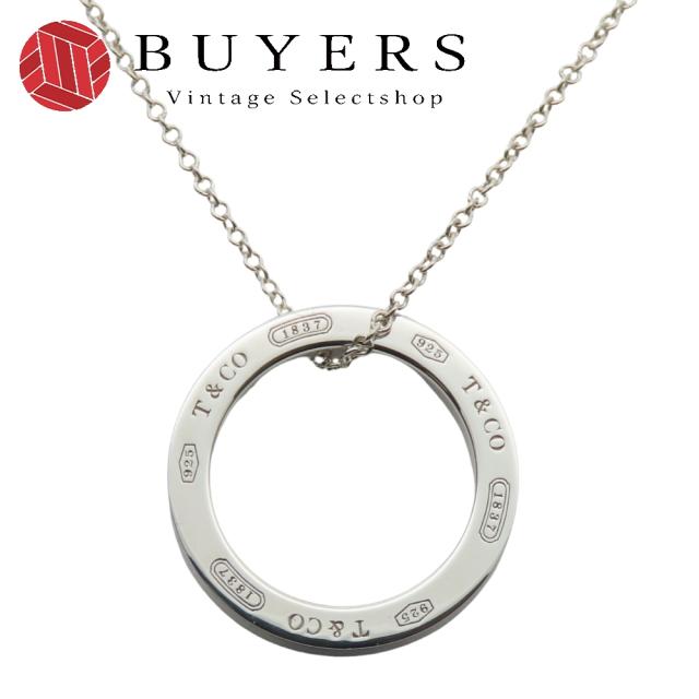 中古 ティファニー ネックレス 1837 サークル シルバー925 約3.7g シルバー アクセサリー レディース 女性 TIFFANY&Co. 16,940円