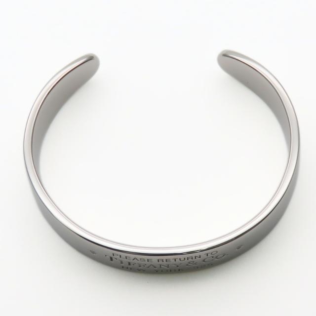 中古 ティファニー ブレスレット ナローカフ リターントゥ シルバー925 ダイヤモンド 約31.7g シルバー 2PD バングル アクセサリー レディース 女性 TIFFANY&Co._5