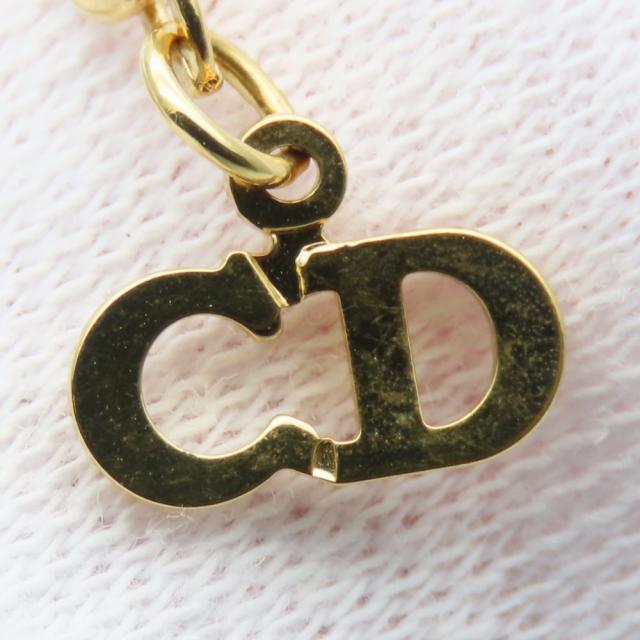 中古 クリスチャンディオール ネックレス CDロゴ メタル ゴールド メッキ GP アクセサリー レディース 女性 Christian Dior_7