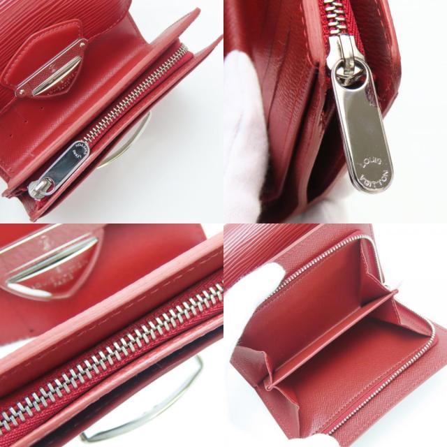 【中古】 ルイ・ヴィトン 三つ折り財布 ポルトフォイユ　ジョイ M6658M エピレザー ルビー シルバー金具 普段使い 小物 レディース 女性 LOUIS VUITTON 中古 ルイ・ヴィトン 三つ折り財布 ポルトフォイユ ジョイ M6658M