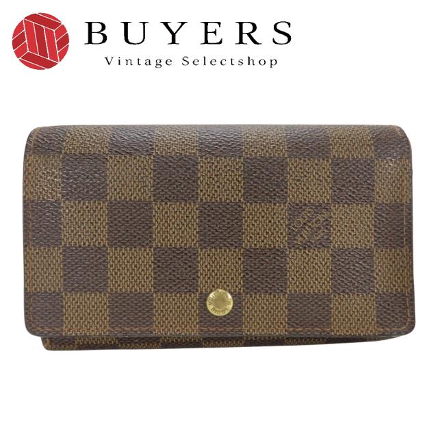 中古 ルイ・ヴィトン 二つ折り財布 ポルト・モネ・ビエ・トレゾール