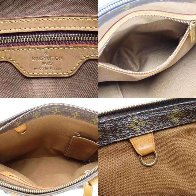 中古 ルイ・ヴィトン トートバッグ カバピアノ M51148 モノグラム ヌメ革 ブラウン 肩掛け 人気 定番 レディース 女性 LOUIS VUITTON_8