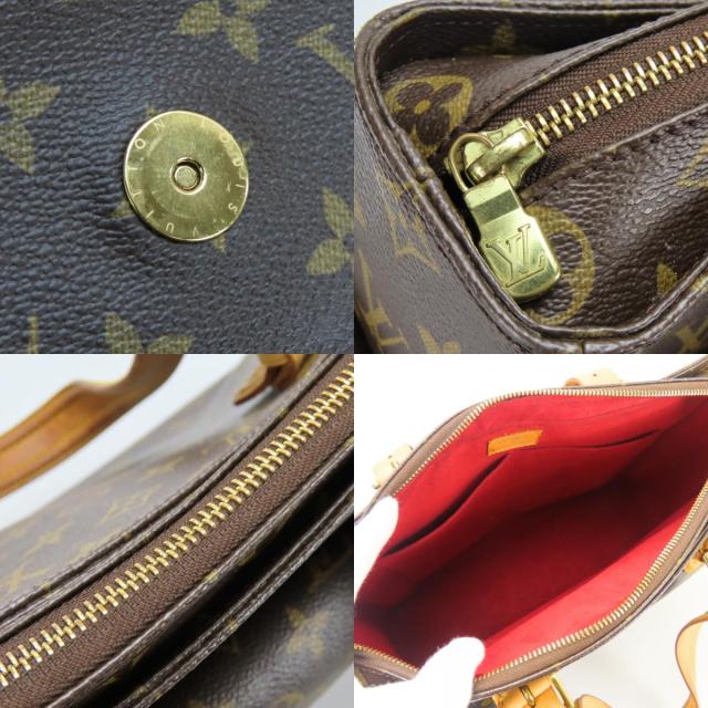 中古 ルイ・ヴィトン トートバッグ ミュルティプリ・シテ M51162 モノグラム ヌメ革 ブラウン 肩掛け 普段使い レディース 女性 LOUIS VUITTON_7