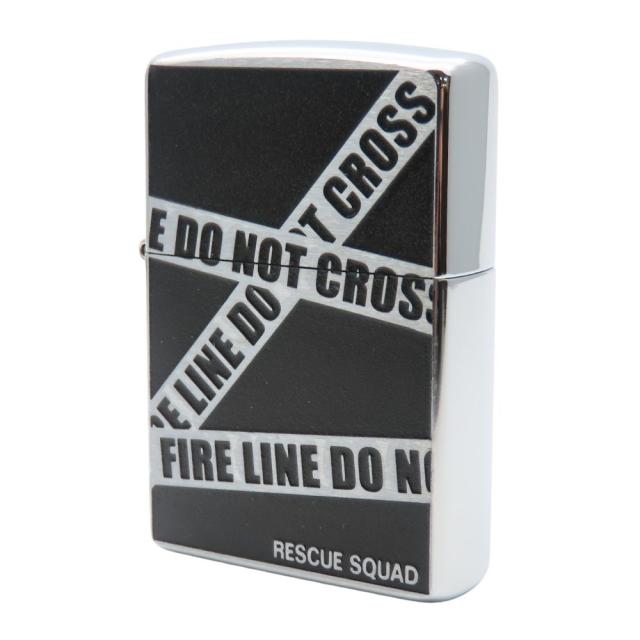 中古 美品 ジッポ ライター レスキュースクアッド メタル シルバー ブラック 小物 喫煙具 メンズ 男性 ZIPPO_1
