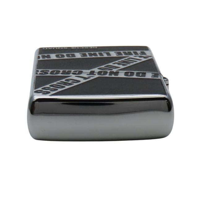 中古 美品 ジッポ ライター レスキュースクアッド メタル シルバー ブラック 小物 喫煙具 メンズ 男性 ZIPPO_5