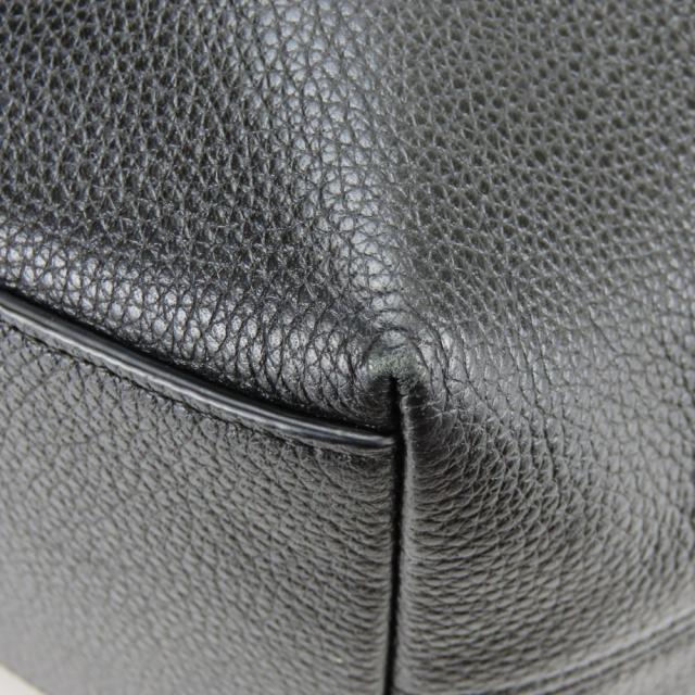中古 コーチ トートバッグ 36600 レザー ブラック ゴールド金具 肩掛け チェーン レディース 女性 COACH_4