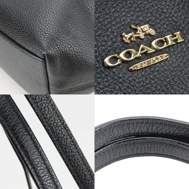中古 コーチ トートバッグ 36600 レザー ブラック ゴールド金具 肩掛け チェーン レディース 女性 COACH_5