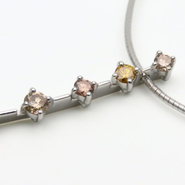 中古 ミキモト ネックレス オメガ チョーカー K18WG ダイヤモンド 約5.7g ホワイトゴールド レディース 女性 MIKIMOTO_4