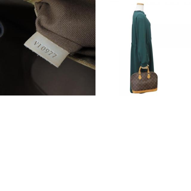 中古 ルイ・ヴィトン ハンドバッグ アルマ M51130 モノグラム ヌメ革 ブラウン 定番 レディース 女性 LOUIS VUITTON_9