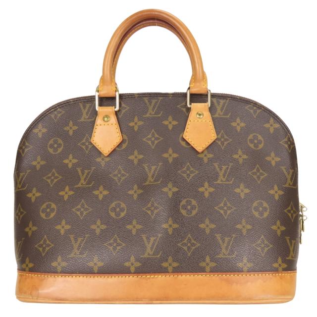 中古 ルイ・ヴィトン ハンドバッグ アルマ M51130 モノグラム ヌメ革 ブラウン 定番 レディース 女性 LOUIS VUITTON_3