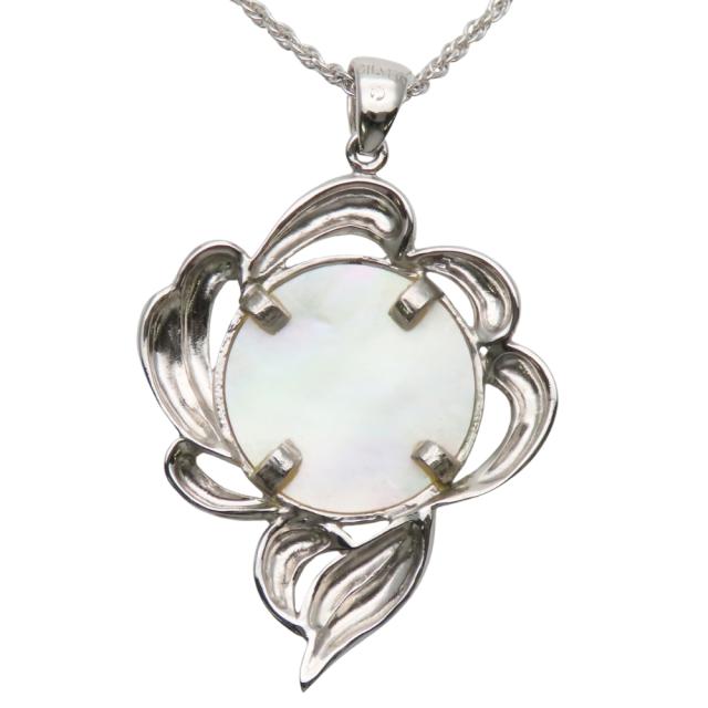 中古 タサキ ネックレス マベパール シルバー925 パール 約13.7g シルバー アクセサリー ペンダント レディース 女性 TASAKI_3