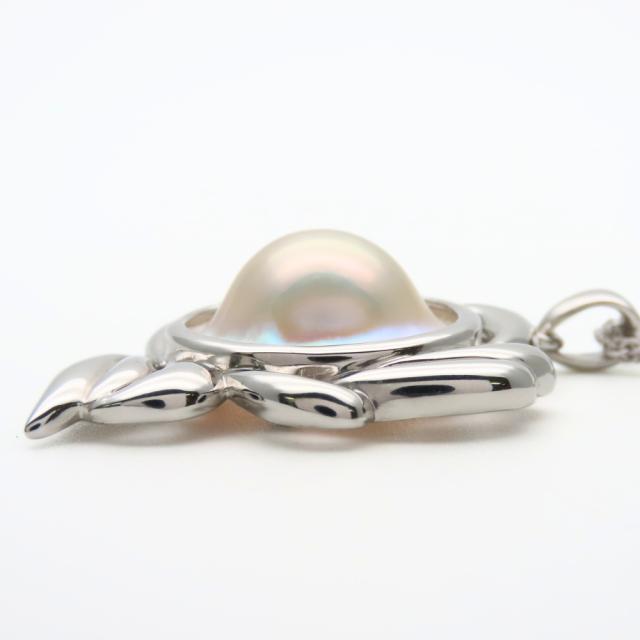 中古 タサキ ネックレス マベパール シルバー925 パール 約13.7g シルバー アクセサリー ペンダント レディース 女性 TASAKI_5