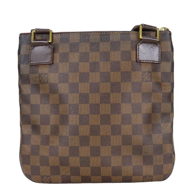 中古 ルイ・ヴィトン ショルダーバッグ ポシェット・ボスフォール N51111 ダミエ エベヌ ブラウン 斜め掛け 普段使い レディース 女性 LOUIS VUITTON