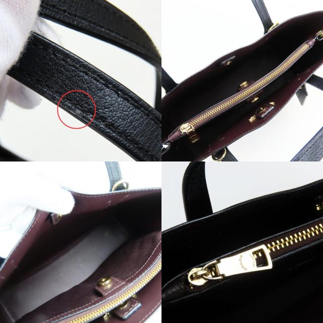 中古 コーチ トートバッグ F73277 レザー ブラック ゴールド金具 2WAY 斜め掛け ショルダー レディース 女性 COACH_6