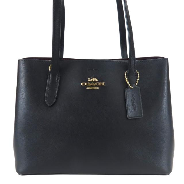 中古 コーチ トートバッグ F73277 レザー ブラック ゴールド金具 2WAY 斜め掛け ショルダー レディース 女性 COACH_2